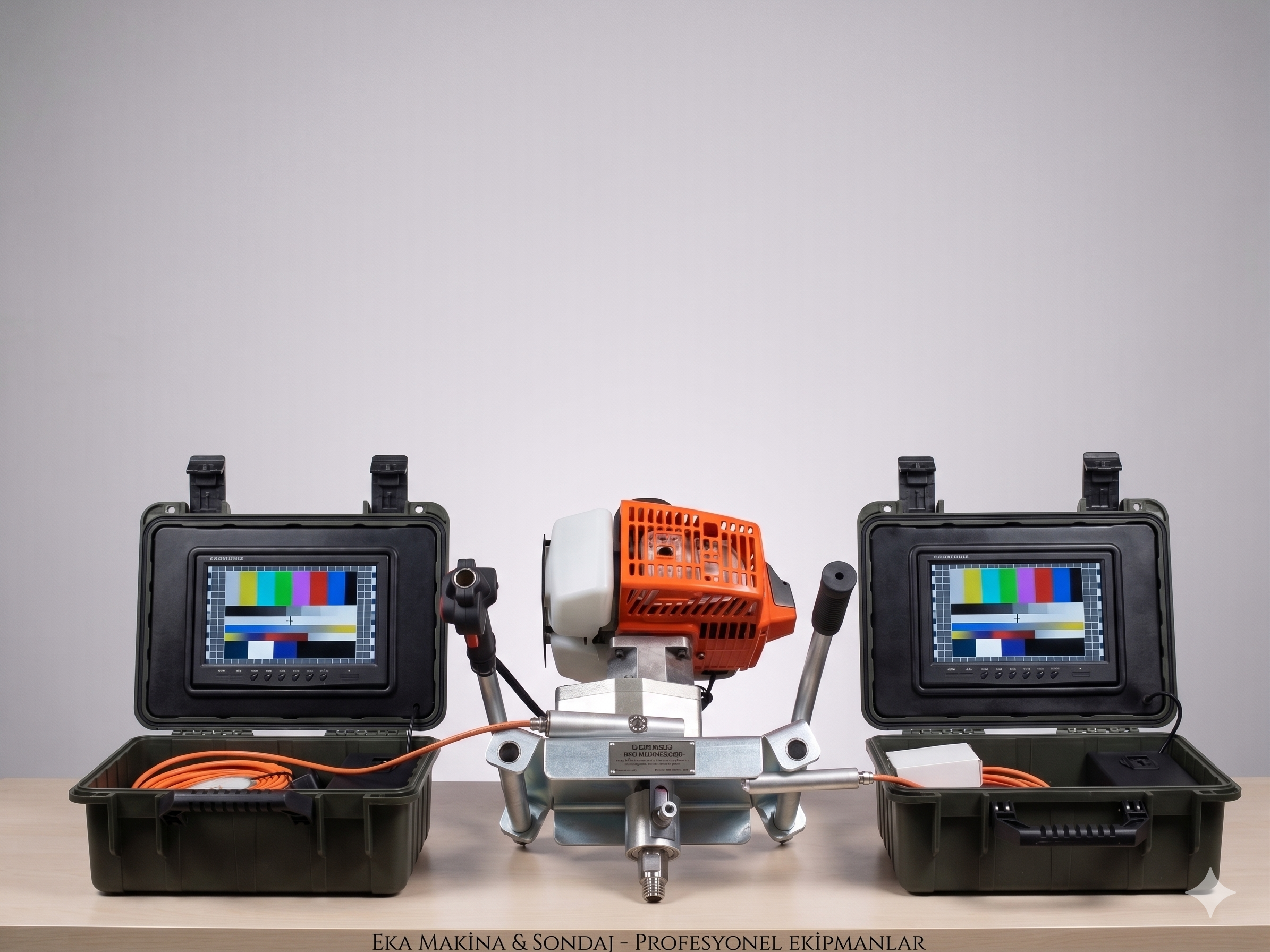 EKA PLUS 5.5 HP Benzinli Karot ve El Sondaj Makinesi – 5 Metre Tam Set