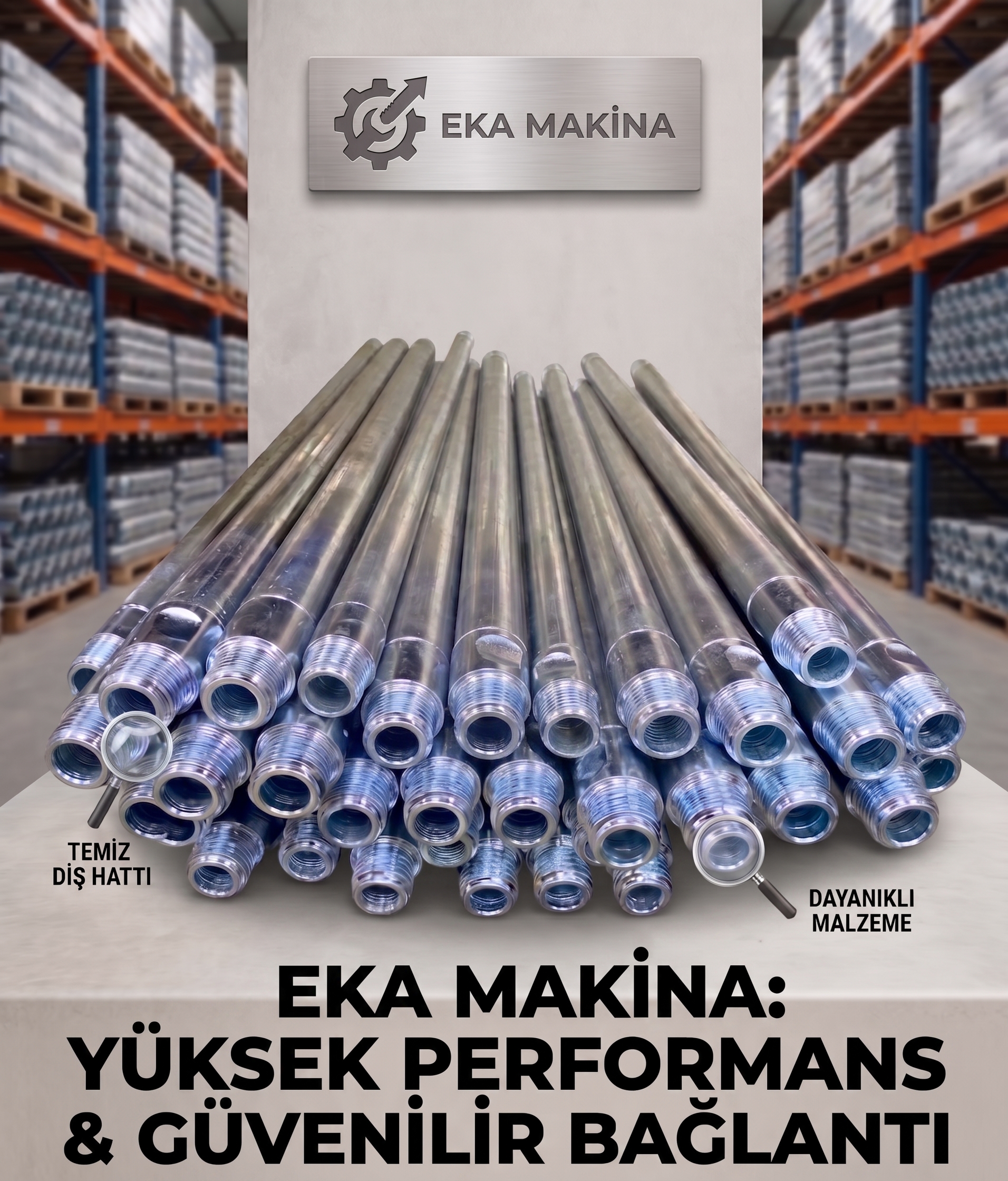 EKA PLUS 5.5 HP Benzinli Karot ve El Sondaj Makinesi – 5 Metre Tam Set